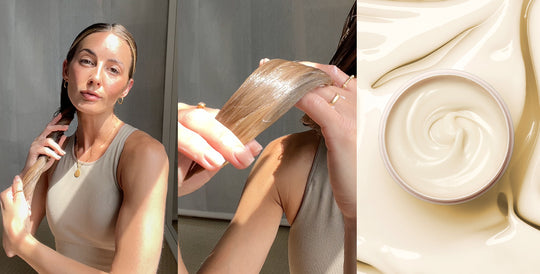Women Applying Hair Mask