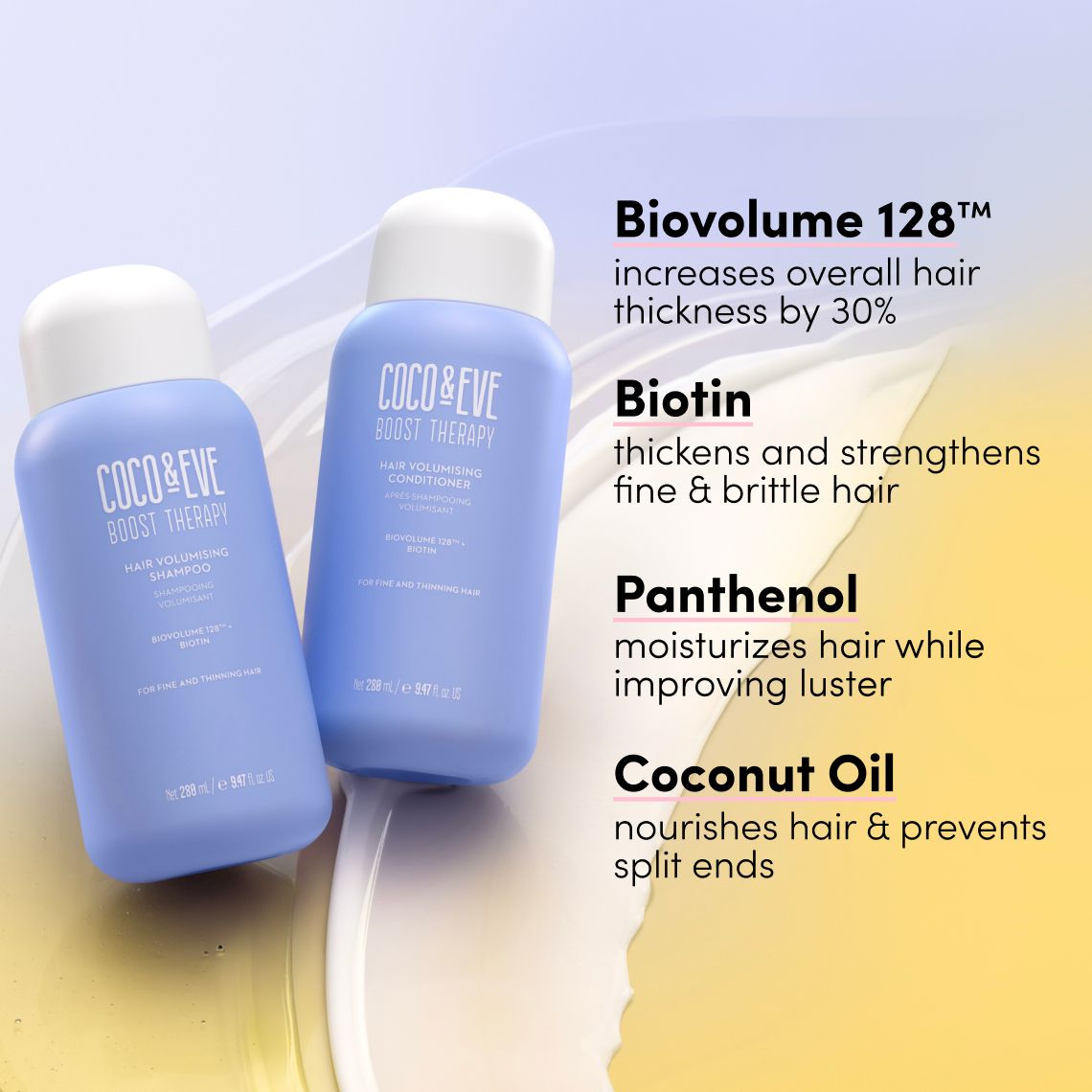 Hair Volumising Shampoo & Conditioner Set test