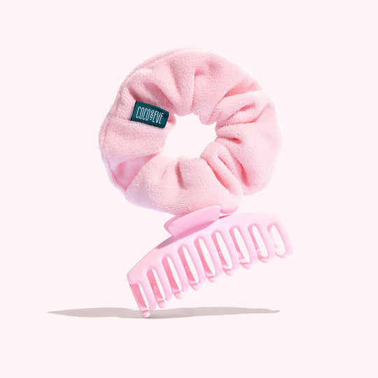 Towel Scrunchie & Claw Clip - alternate view