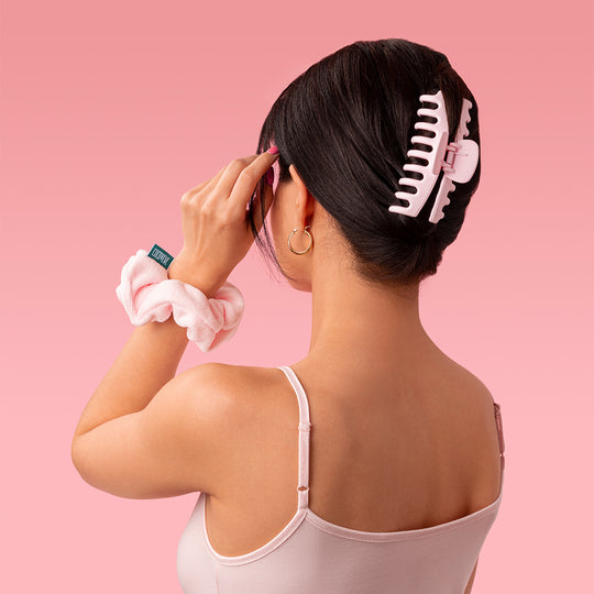 Towel Scrunchie & Claw Clip - alternate view